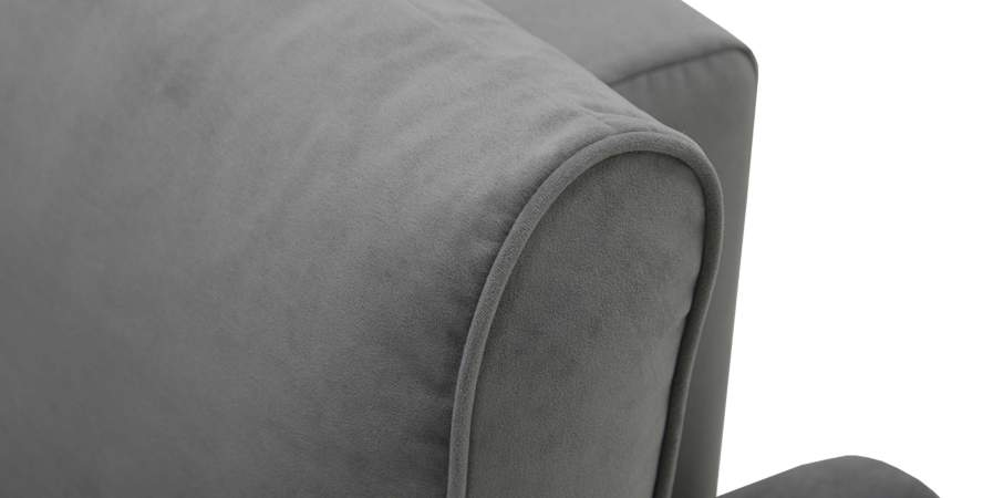 Прямой мини диван Касита 140 Серый велюр Уцененный Прямой мини диван Касита 140 Серый велюр Уцененный