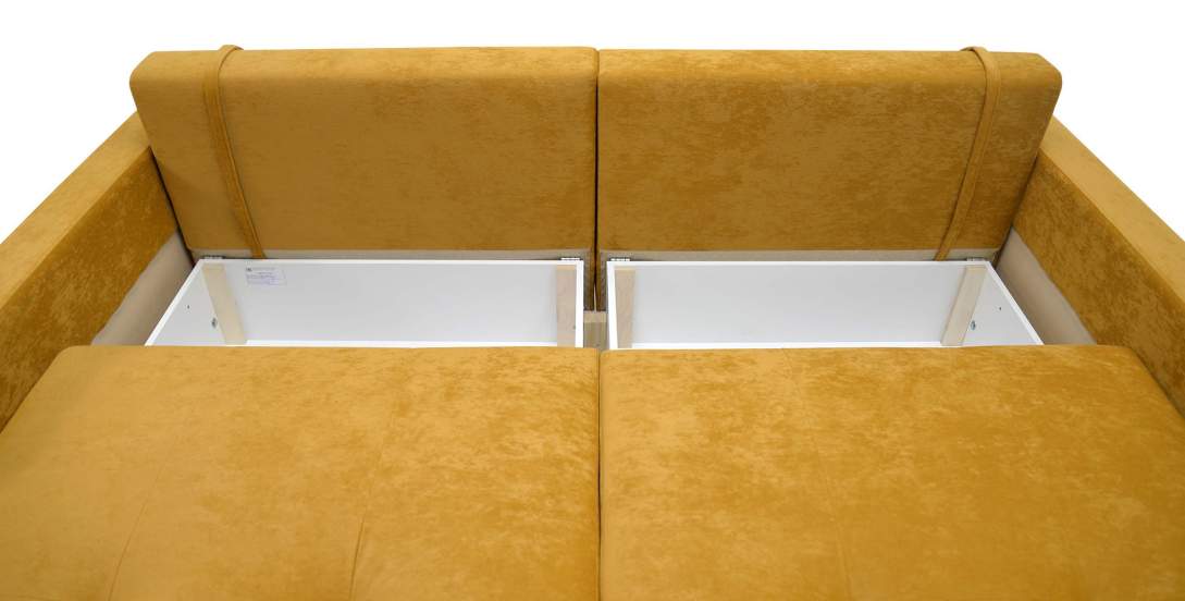 Прямой диван Сити темно-синий шенилл