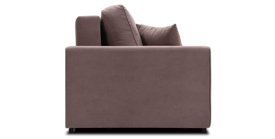 Диван трансформер Астон MAX Пудрово-розовый велюр