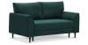 Прямой мини диван Касита 120 изумрудный велюр
