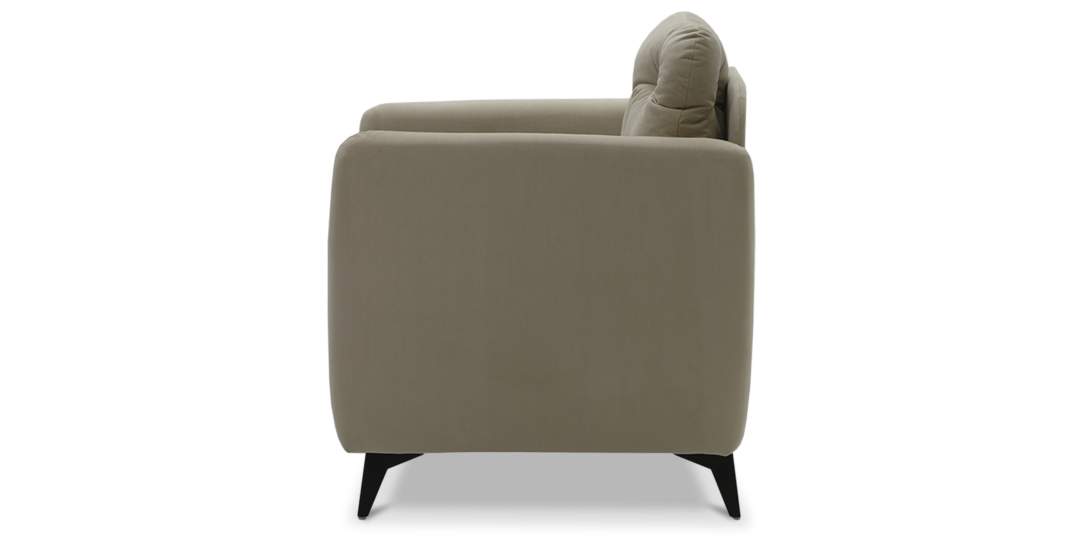 Нераскладное кресло Тиволи айвори велюр 