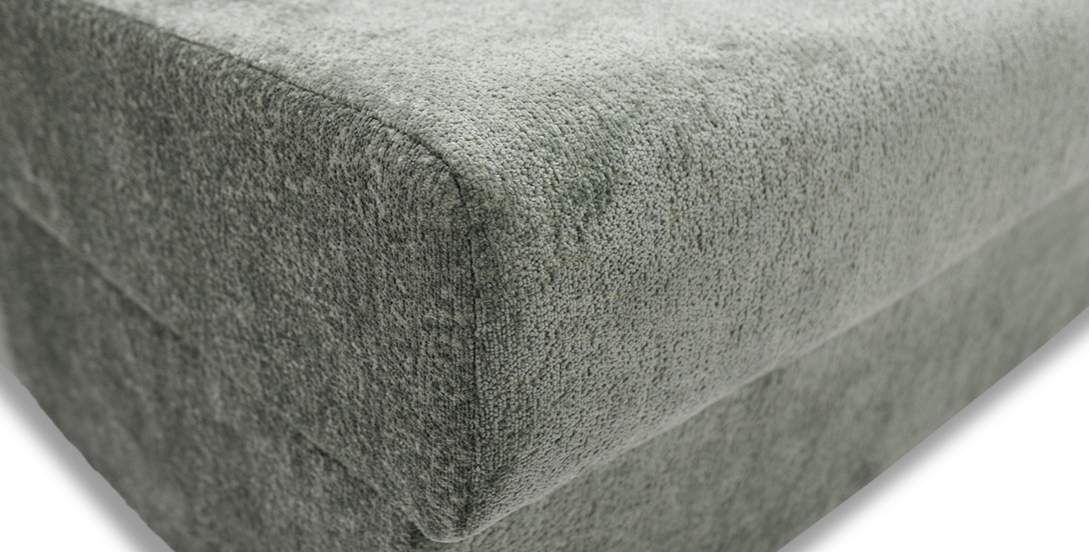 Угловой диван правый Тайлин Зеленый шенилл