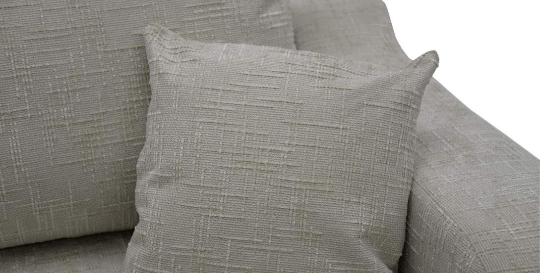 Прямой диван Фоджа бежевый шенилл