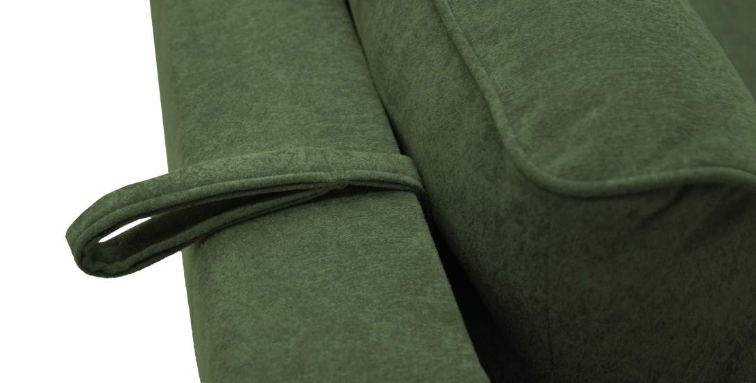 Прямой диван Авилла травяной велюр