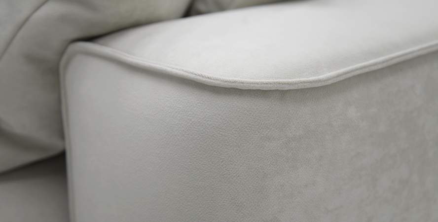 Угловой диван Матье бежевый  велюр Invoryo beige col 01