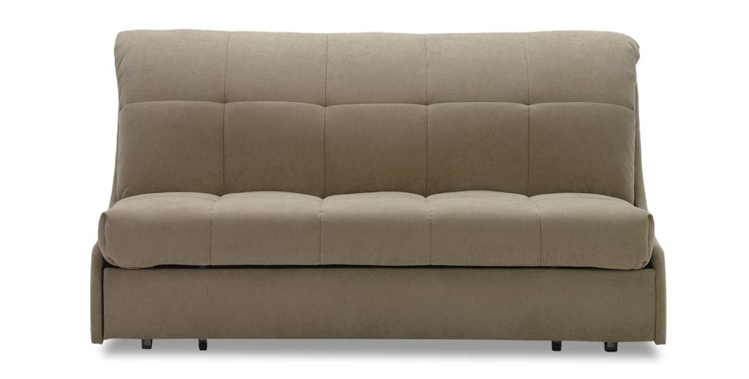 Прямой диван Тусон бежевый велюр 