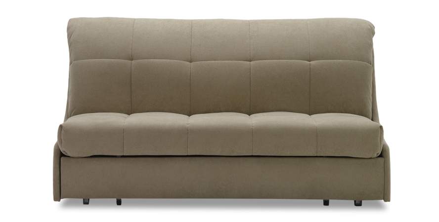 Прямой диван Тусон бежевый велюр 