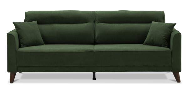 Прямой диван Авилла травяной велюр