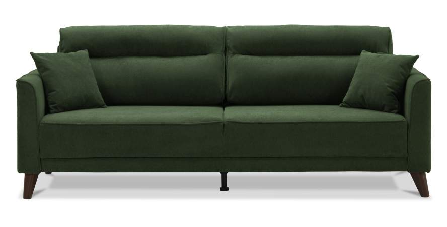 Прямой диван Авилла травяной велюр