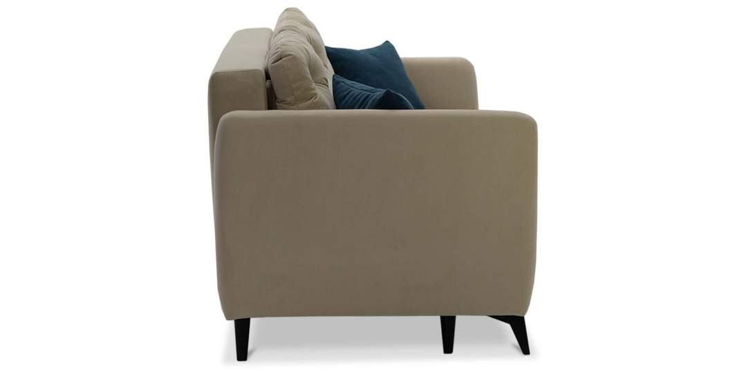 Прямой диван Тиволи Айвори велюр 