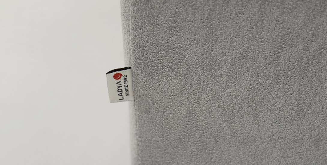 Угловой диван правый Тайлин Дымчатый серый велюр 