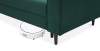 Прямой мини диван Касита 120 изумрудный велюр