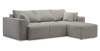 Угловой диван Матье Серо-бежевый шенилл Уцененный