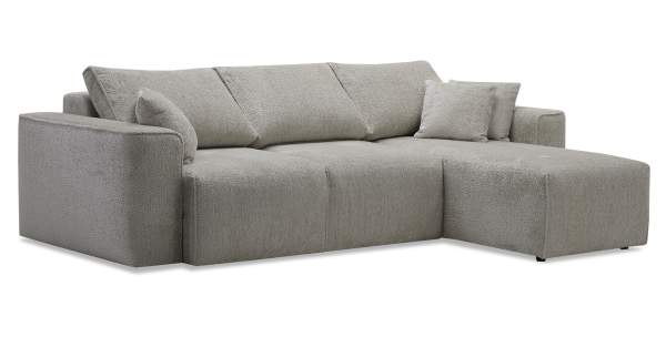 Угловой диван Матье Серо-бежевый шенилл Уцененный