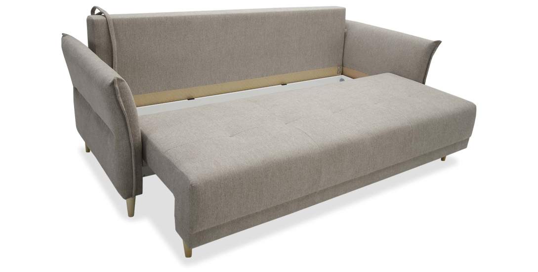 Прямой диван Лома Бежевый микрошенилл