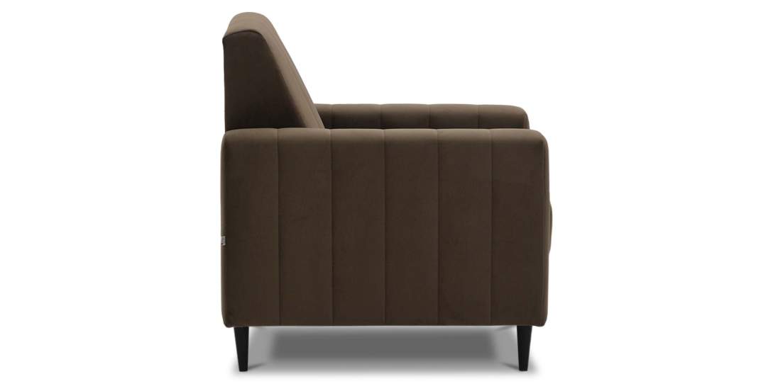 Кресло Эмма Коричневый велюр