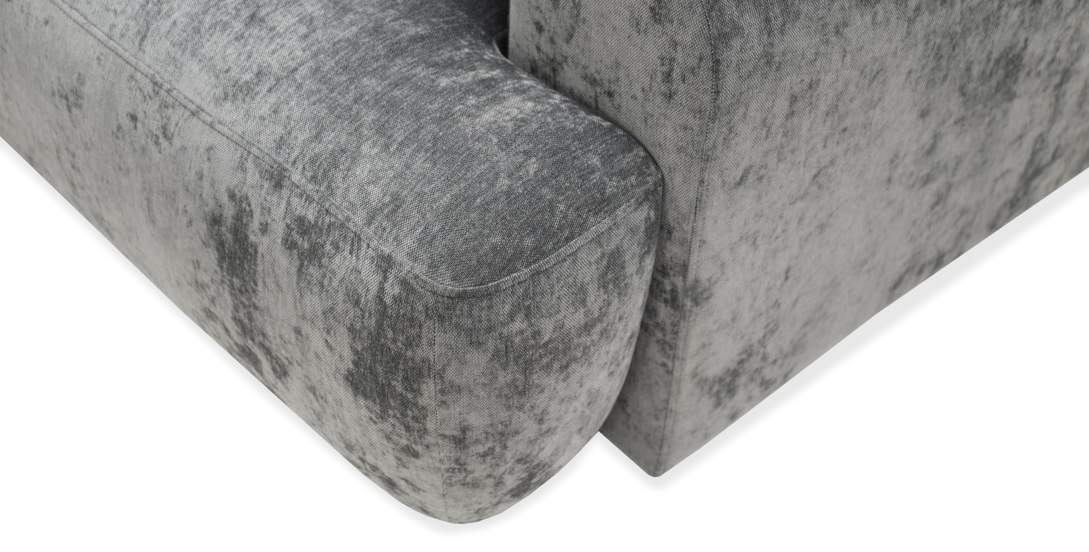 Угловой диван правый Кьянти Графитовый шенилл