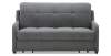 Прямой диван Стронг 155 серый велюр 