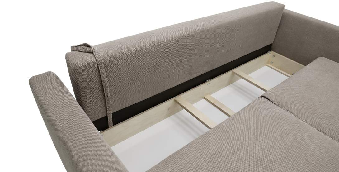 Прямой диван Энгри бежевый велюр