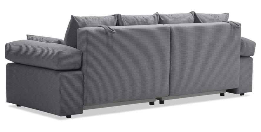 Прямой диван Тайлин Графитовый велюр Уцененный