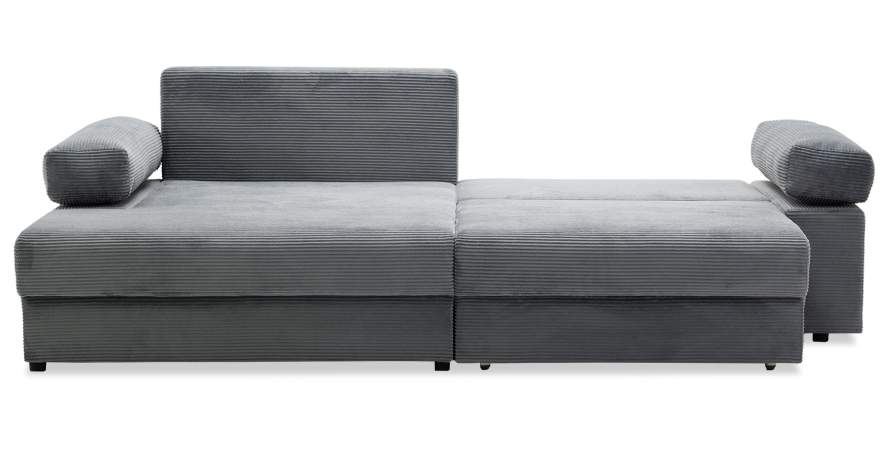 Угловой диван правый Тайлин Cтальной велюр Угловой диван правый Тайлин Cтальной велюр