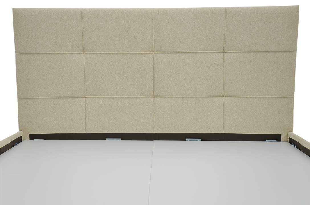 Двуспальная кровать Борба 180 кремовый шенилл