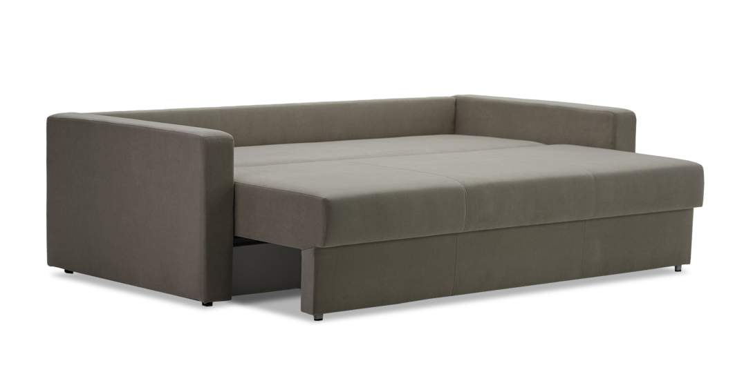 Прямой диван Мекс Коричневый велюр