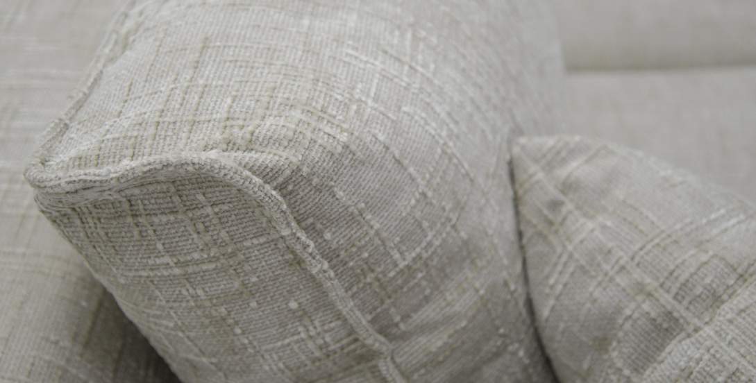 Угловой диван Матье Перламутрово-бежевый шенилл