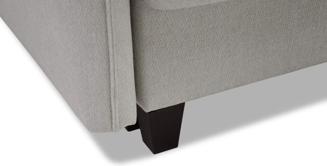 Угловой диван Палермо Пепельный велюр