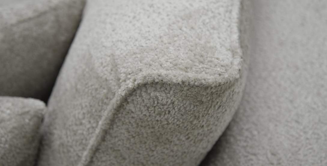 Угловой диван Матье Серо-бежевый шенилл