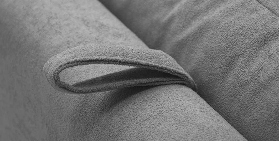 Прямой мини диван Касита 140 серый букле Уцененный