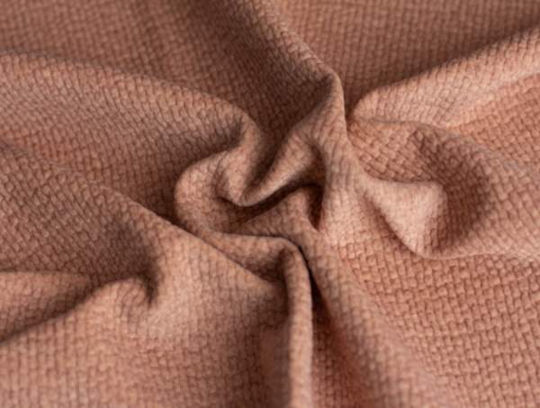 Прямой мини диван Лома 140 светло- терракотовый шенилл Уцененный