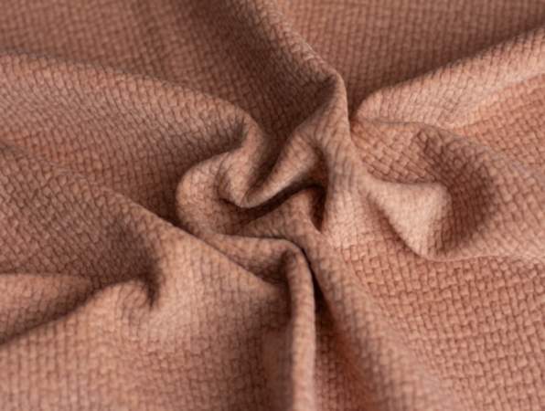 Прямой мини диван Лома 140 светло- терракотовый шенилл Уцененный