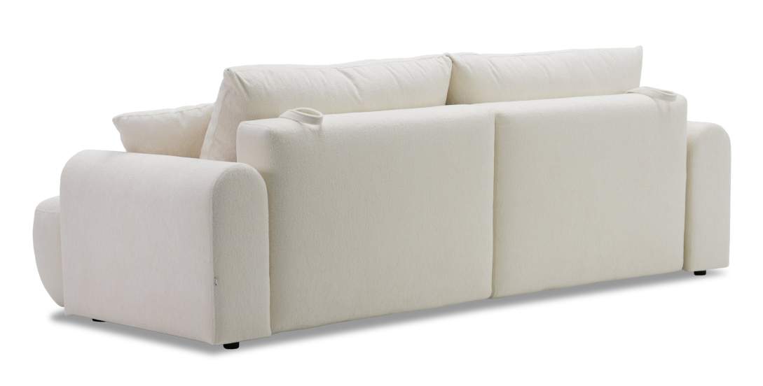 Прямой диван Кьянти Белый шенилл