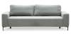 Прямой диван Вебер серебристый букле