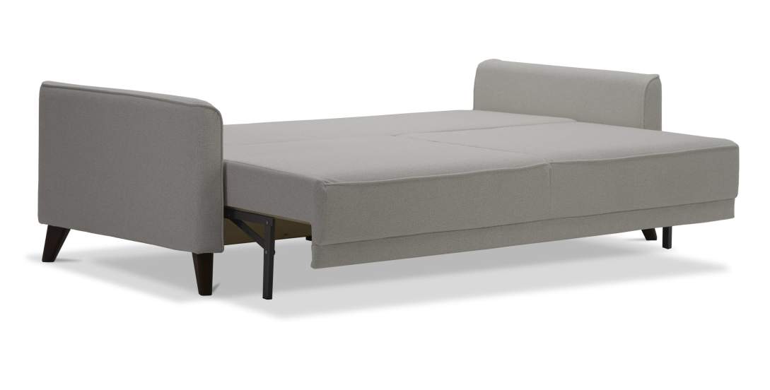 Прямой диван Авилла Светло-бежевый велюр