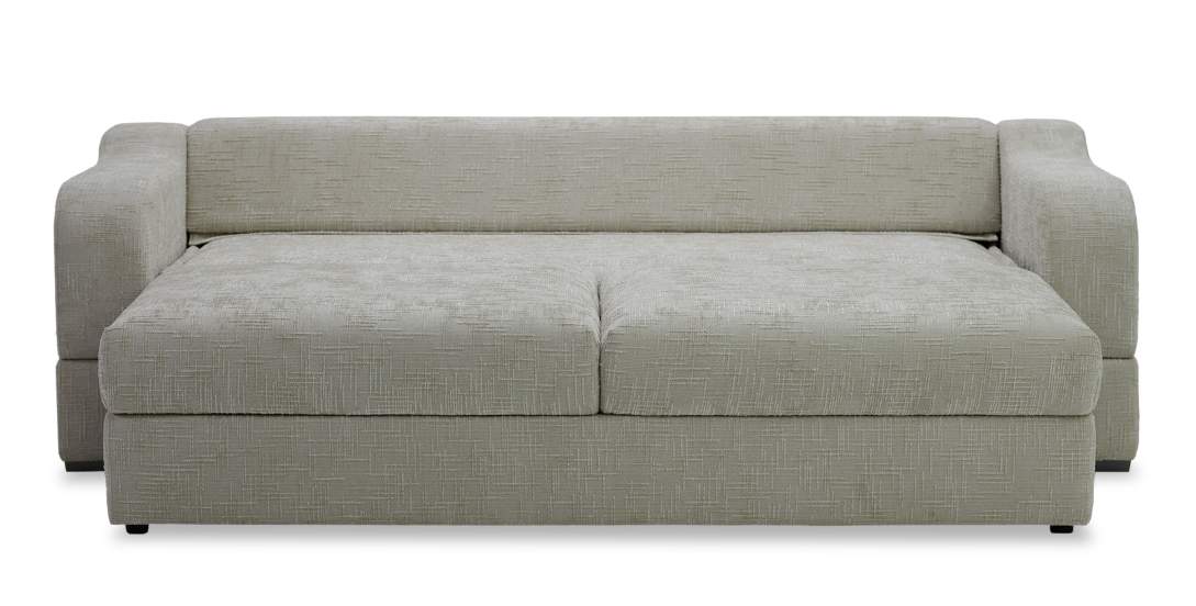 Прямой диван Фоджа бежевый шенилл