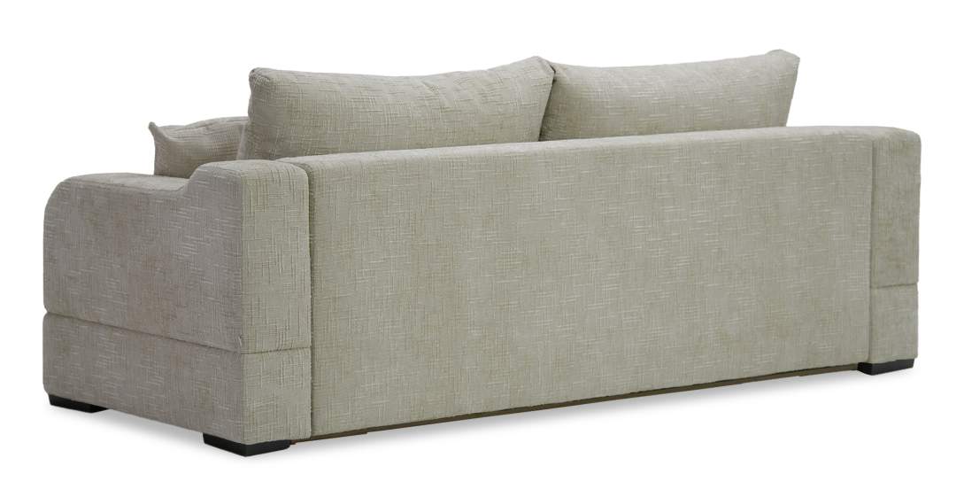 Прямой диван Фоджа бежевый шенилл