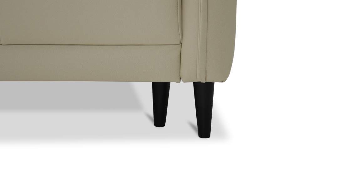 Прямой мини диван Лома 140 бежевая искусственная кожа