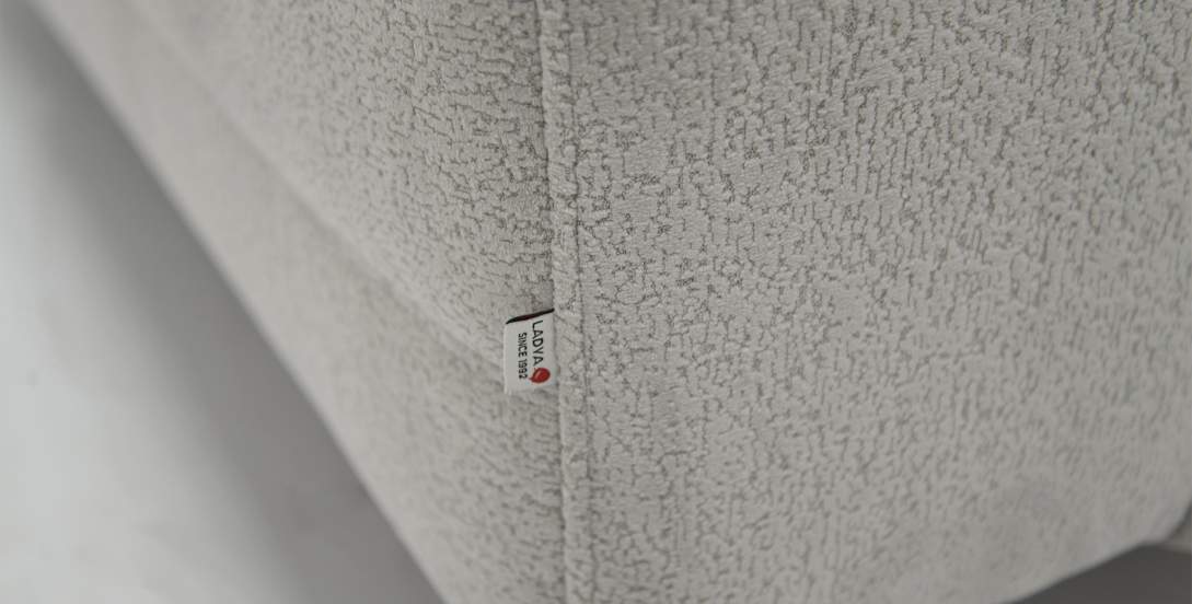 Угловой диван левый Белес Cеребристый велюр