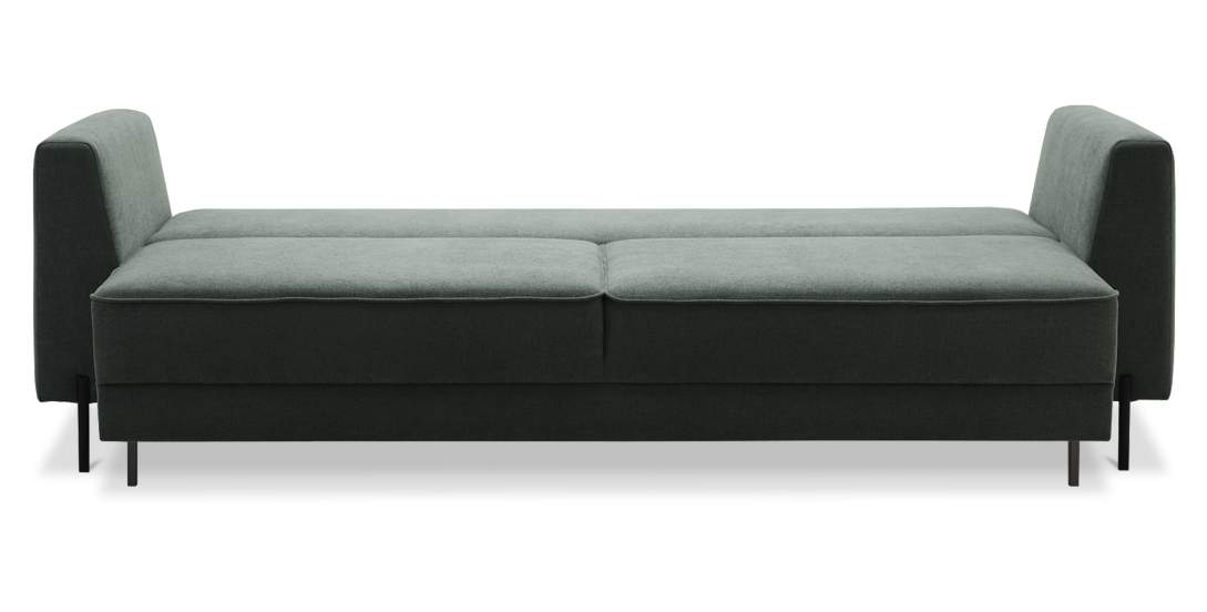 Прямой диван Энгри Темно-зеленый букле