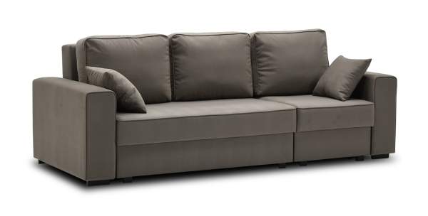 Диван трансформер Астон Светло-коричневый велюр Уцененный