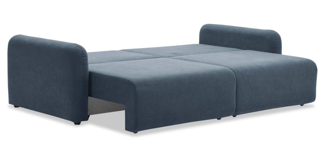 Прямой диван Волда Индиго велюр