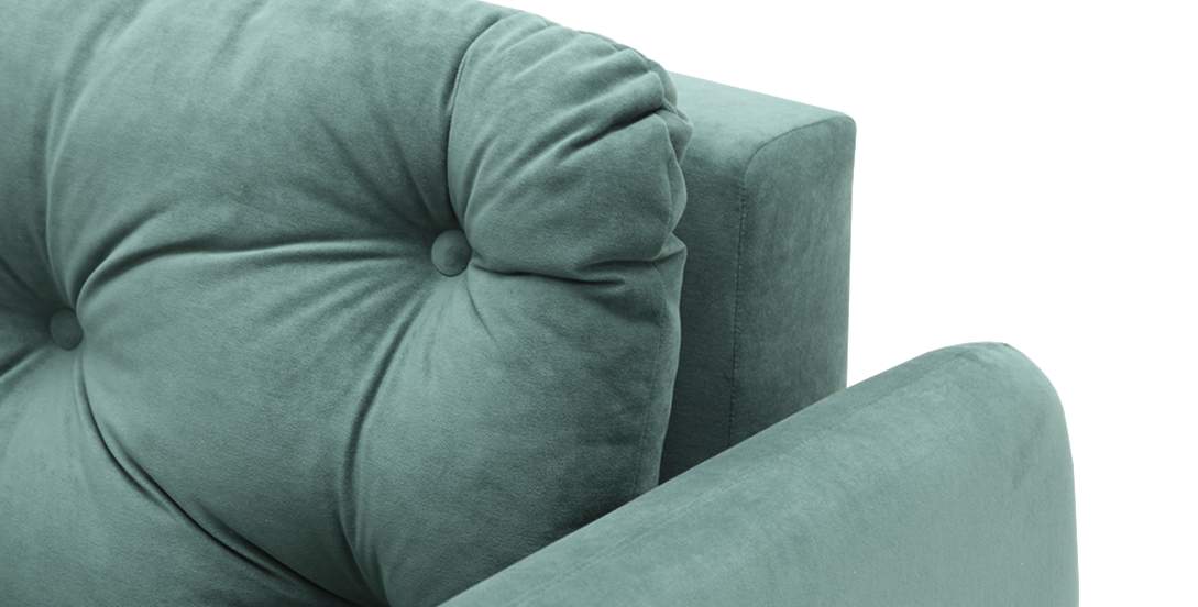 Раскладное кресло Тиволи изумрудный велюр 