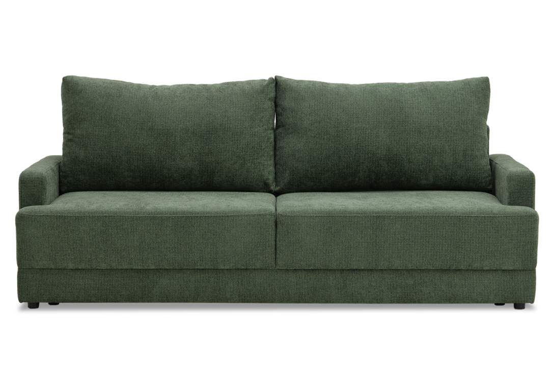 Прямой диван Клиф изумрудный шенилл
