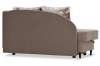 Угловая кушетка правая Иби мокка велюр