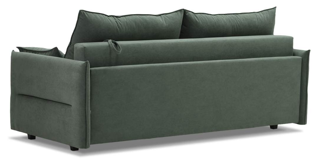 Прямой диван Палермо Оливковый велюр