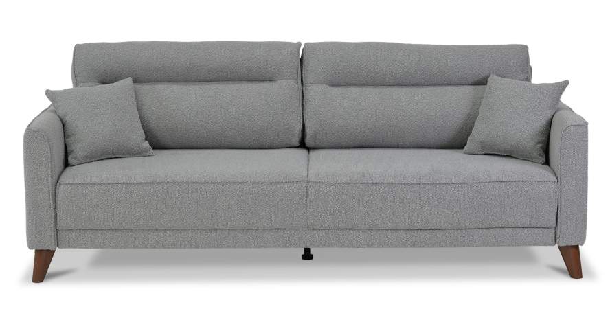 Прямой диван Авилла дымчатый букле Прямой диван Авилла дымчатый букле