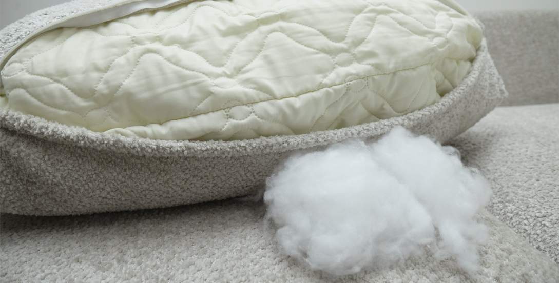 Угловой диван Матье Серо-бежевый шенилл