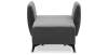 Раскладное кресло Тиволи серый велюр 